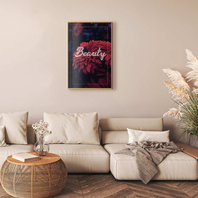 Artgeist Beauty plakat 40 x 60 cm med guldramme, 1 stk