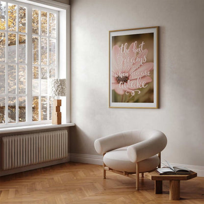 Artgeist Best dreams plakat 21 x 30 cm med guldramme, 1 stk