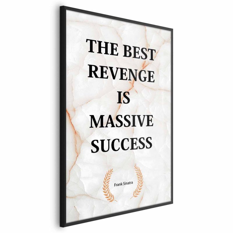 Artgeist Best Revenge plakat 29,7 x 42 cm med sort ramme, 1 stk