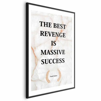 Artgeist Best Revenge plakat 60x90 cm med sort ramme, 1 stk