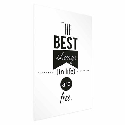 Artgeist plakat Best things in life 21x30 cm uden ramme 1 stk