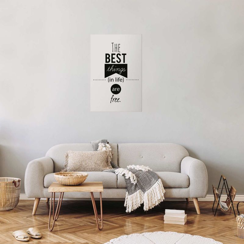 Artgeist plakat Best things in life 60x90 cm uden ramme, 1 stk