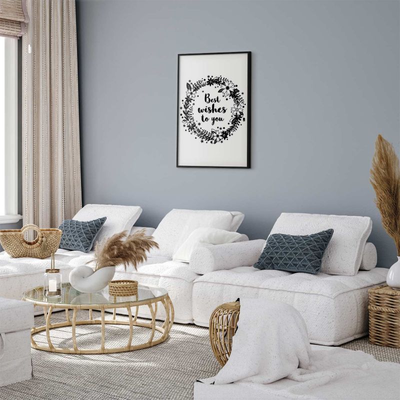 Artgeist Best wishes plakat 40x60 cm med sort ramme, 1 stk