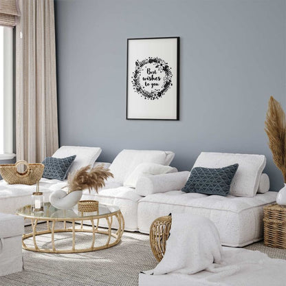 Artgeist Best wishes plakat 60x90 cm med sort ramme, 1 stk