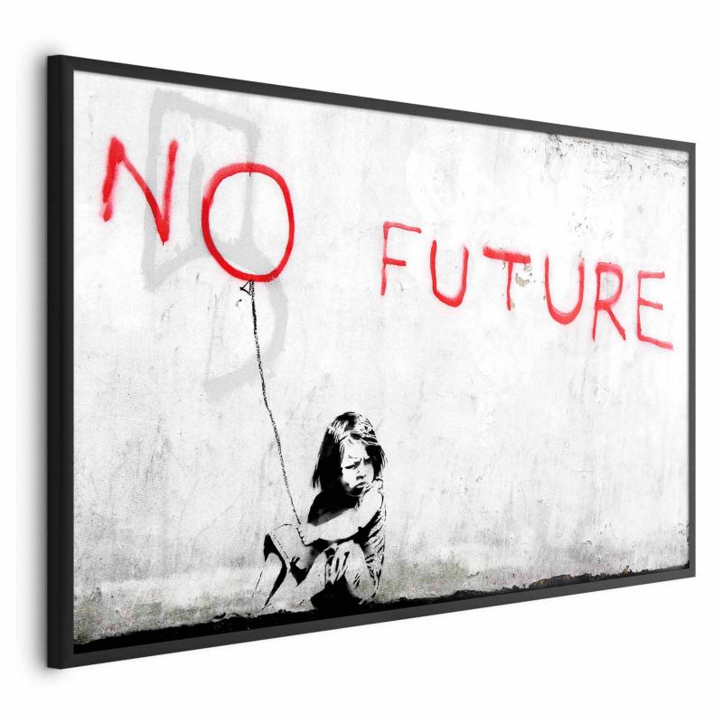 Artgeist plakat uden fremtid 42 x 29,7 cm med sort ramme, 1 stk