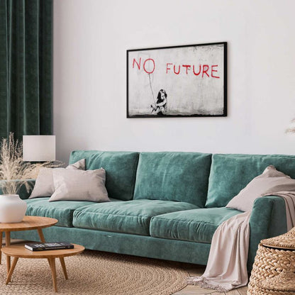 Artgeist plakat uden fremtid 42 x 29,7 cm med sort ramme, 1 stk