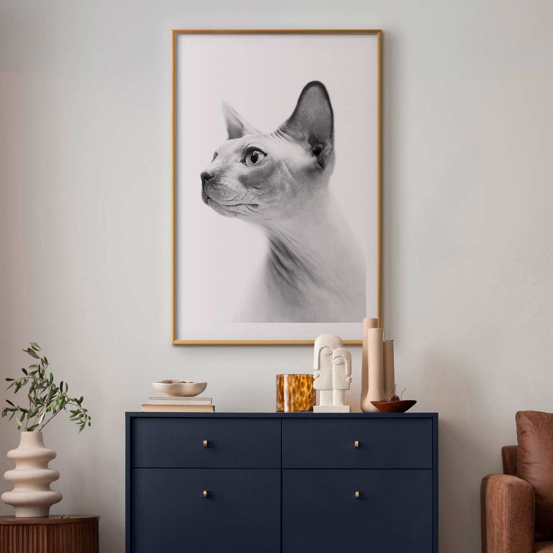 Artgeist plakat uden pels 21 x 30 cm med guldramme, 1 stk