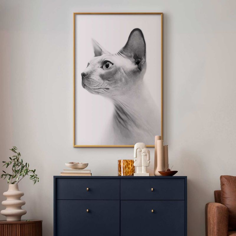 Artgeist plakat uden pels, 29,7 x 42 cm med guldramme, 1 stk