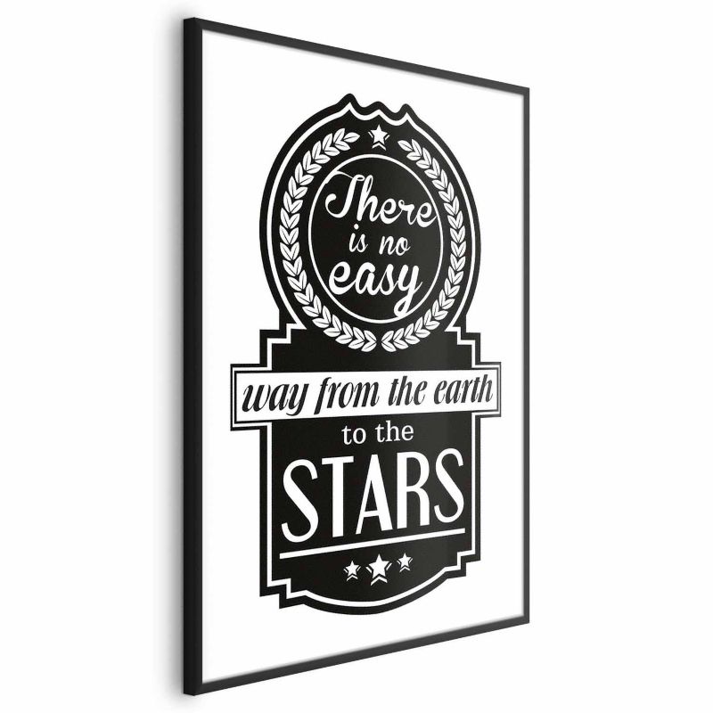 Artgeist Big lesson plakat 21x30 cm med sort ramme, 1 stk