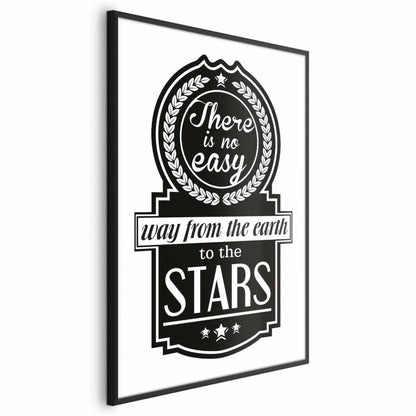 Artgeist Big lesson plakat 21x30 cm med sort ramme, 1 stk