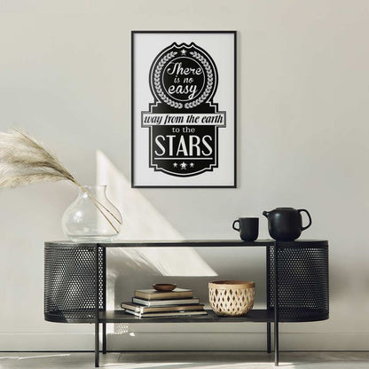 Artgeist Big lesson plakat 21x30 cm med sort ramme, 1 stk