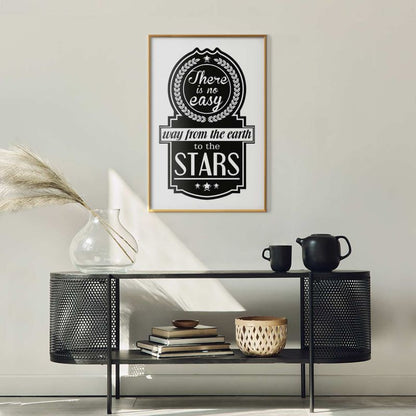 Artgeist Big Lesson plakat 40 x 60 cm med guldramme, 1 stk