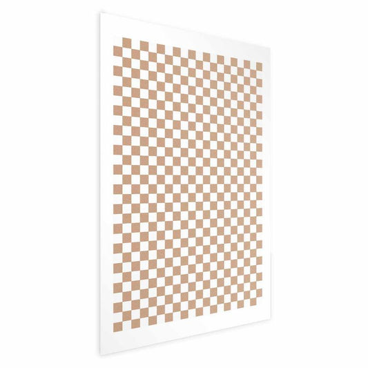 Artgeist plakat brun geometrisk 21x30 cm uden ramme, 1 stk