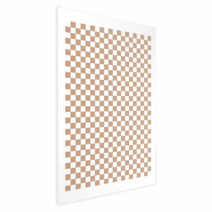 Artgeist plakat brun geometri 29,7x42 cm uden ramme 1 stk