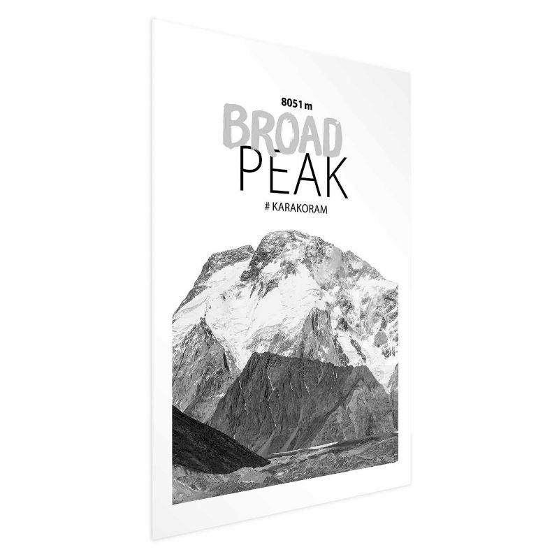Artgeist Broad Peak plakat 21 x 30 cm uden ramme, 1 stk