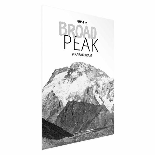 Artgeist Broad Peak plakat 40x60 cm uden ramme, 1 stk