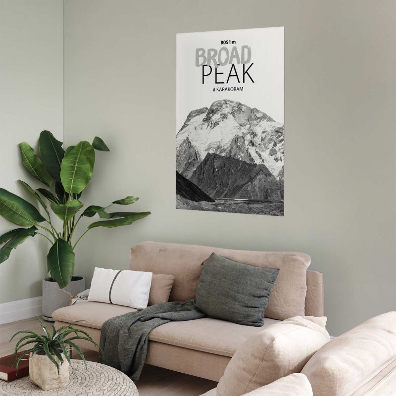 Artgeist Broad Peak plakat 40x60 cm uden ramme, 1 stk