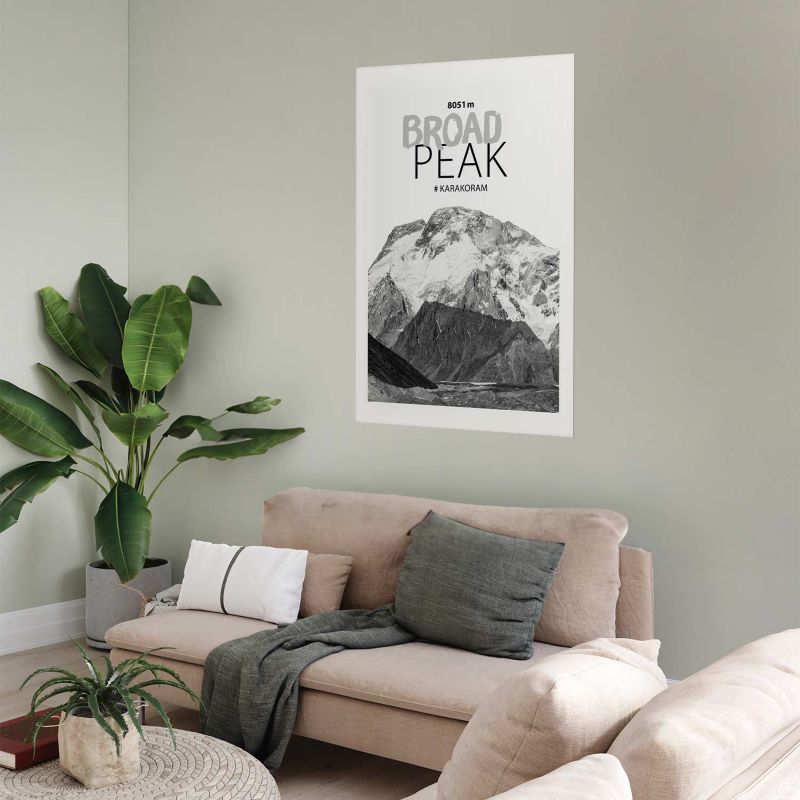 Artgeist Broad Peak plakat 40 x 60 cm uden ramme, 1 stk