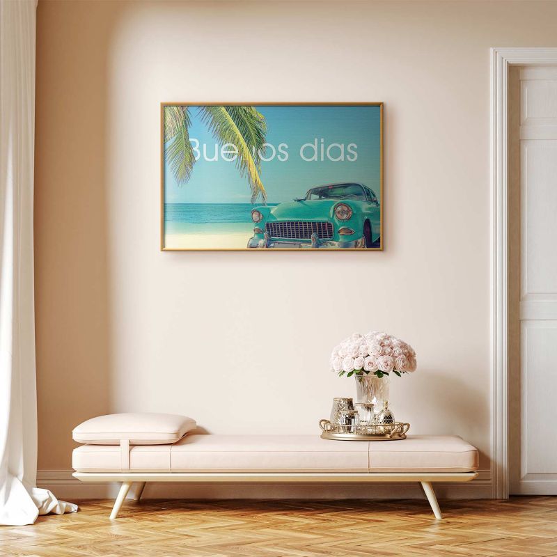 Artgeist Buenos dias plakat 42 x 29,7 cm med guldramme, 1 stk