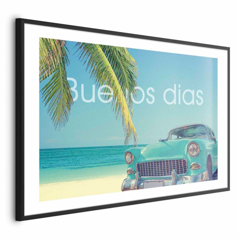 Artgeist Buenos dias plakat 60 x 40 cm med sort ramme, 1 stk