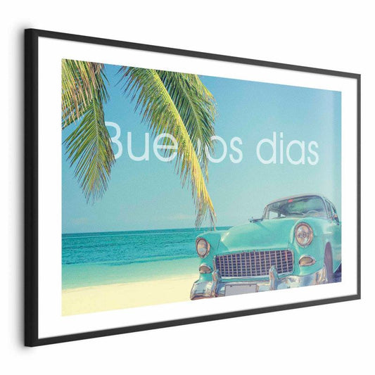 Artgeist Buenos dias plakat 60 x 40 cm med sort ramme, 1 stk