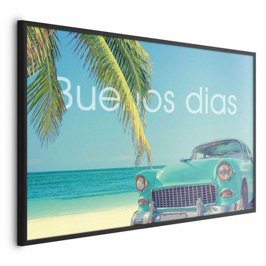 Artgeist Buenos dias plakat 90 x 60 cm med sort ramme, 1 stk