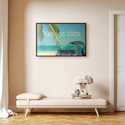 Artgeist Buenos dias plakat 90 x 60 cm med sort ramme, 1 stk