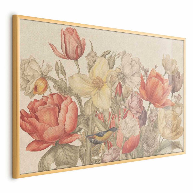 Artgeist plakat Buket 42 x 29,7 cm med guldramme, 1 stk