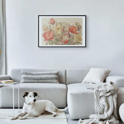 Artgeist plakat buket 90 x 60 cm med sort ramme, 1 stk