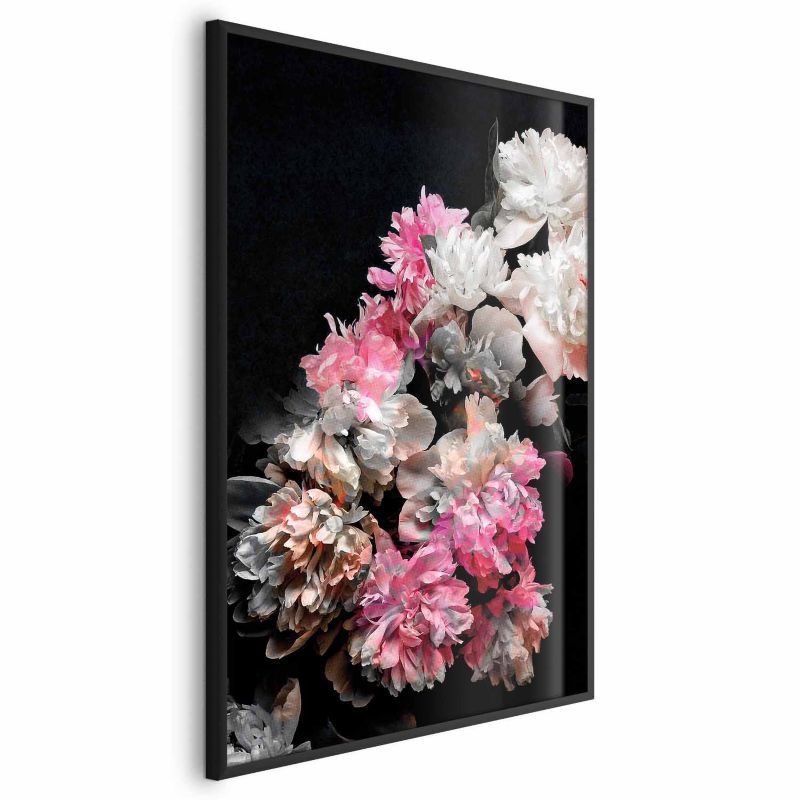 Artgeist plakat Buket i mørket 21x30 cm med sort ramme, 1 stk