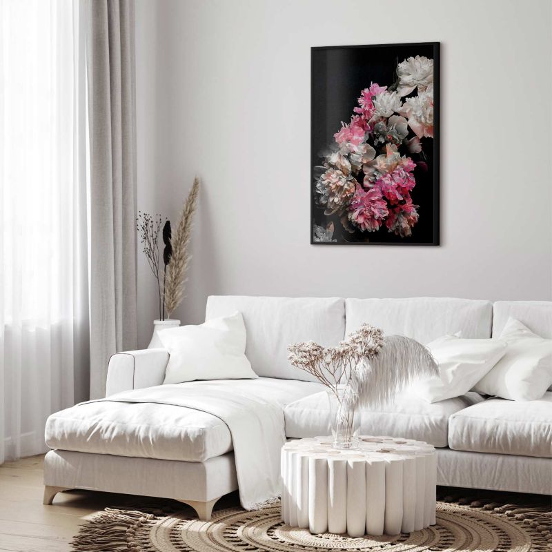 Artgeist plakat Buket i mørket 21x30 cm med sort ramme, 1 stk