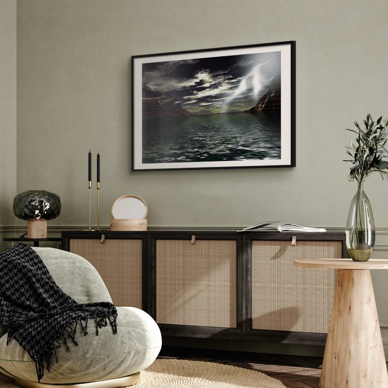 Artgeist Burza plakat 30 x 21 cm med sort ramme, 1 stk