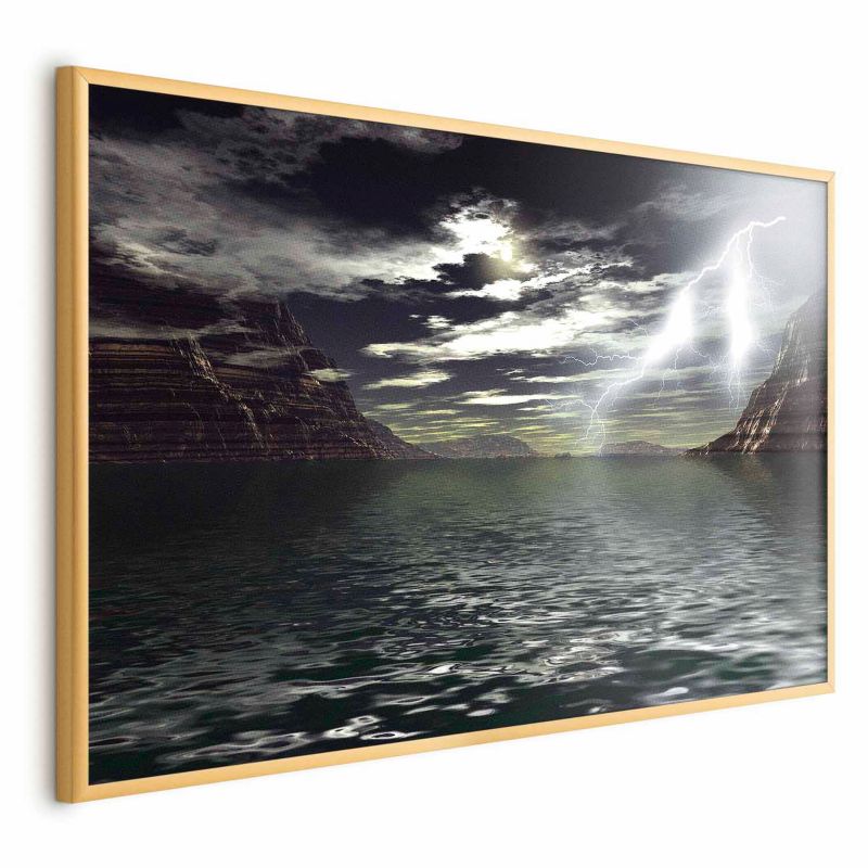 Artgeist plakat Storm 42 x 29,7 cm med guldramme, 1 stk