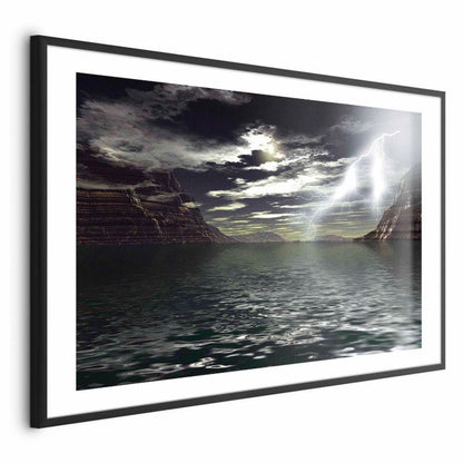 Artgeist plakat Burza 60 x 40 cm med sort ramme, 1 stk