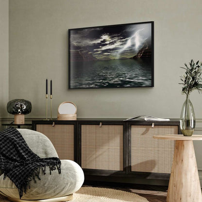 Artgeist plakat Burza 90 x 60 cm med sort ramme, 1 stk