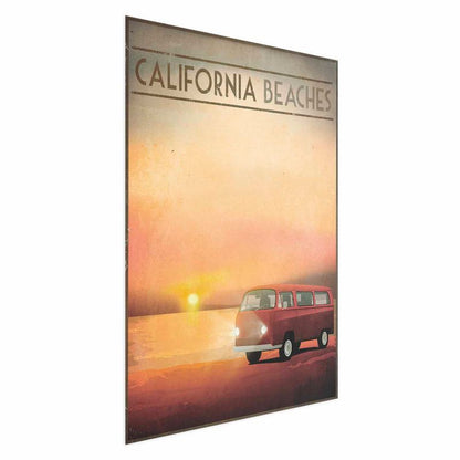 Artgeist California Beaches plakat 29,7 x 42 cm uden ramme, 1 stk