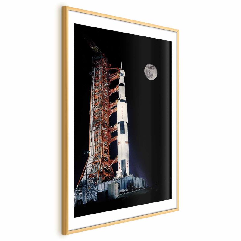 Artgeist plakat Rejsemål 60x90 cm med guldramme, 1 stk