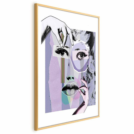 Artgeist plakat plastikkirurgi 40x60 cm med guldramme, 1 stk