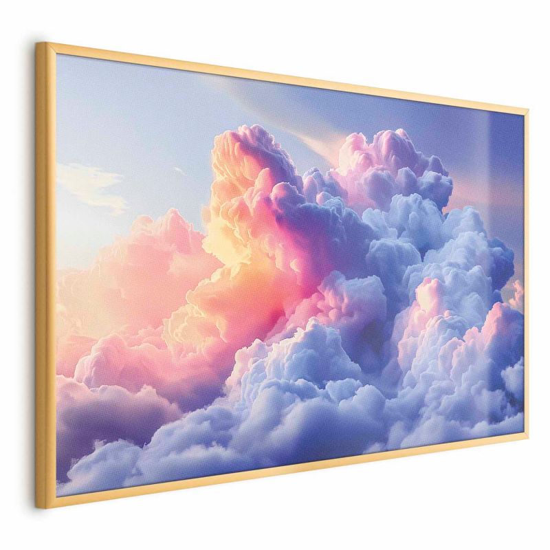 Artgeist plakat skyer 30x21 cm med guldramme 1 stk