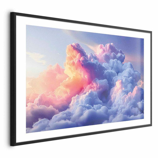 Artgeist plakat Skyer 90x60 cm med sort ramme, 1 stk