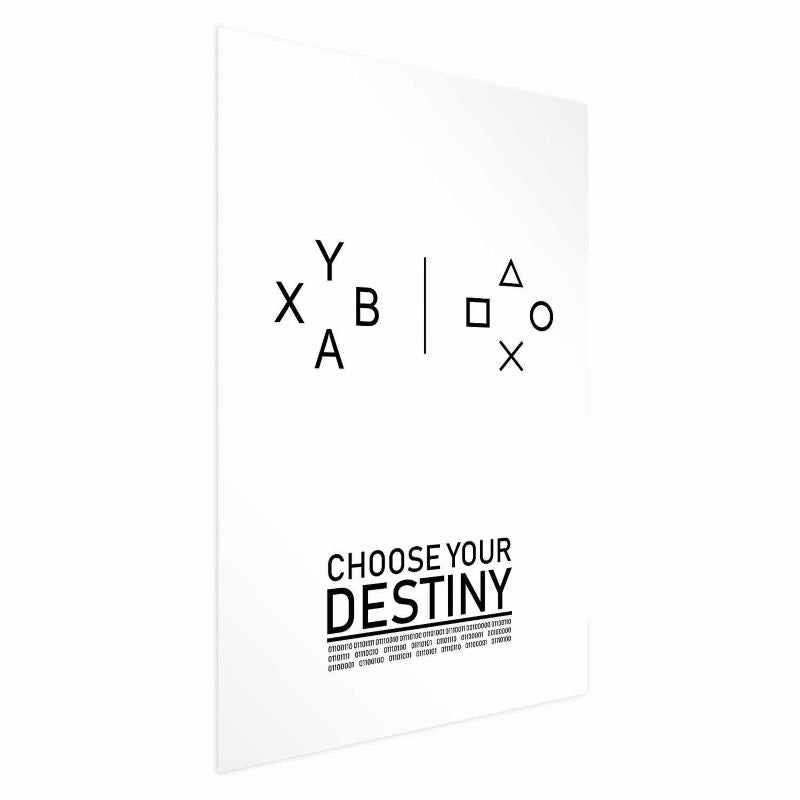 Artgeist plakat Choose your destiny 21x30 cm uden ramme 1 stk