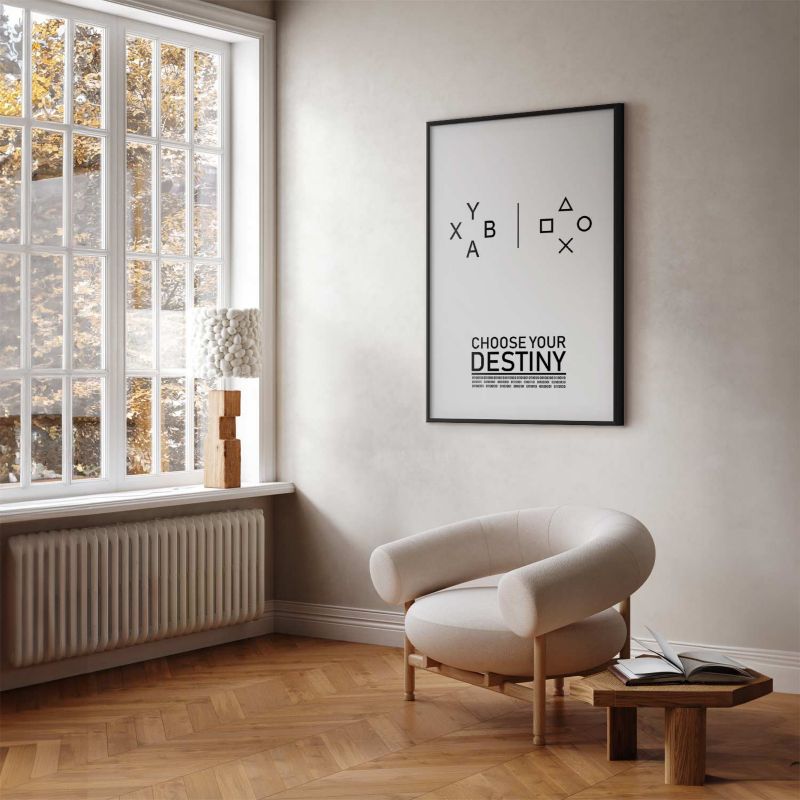 Artgeist plakat Choose your destiny 40x60 cm med sort ramme, 1 stk