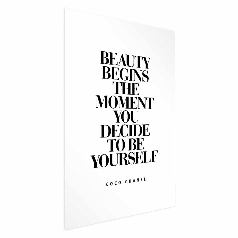 Artgeist Coco Chanel plakat 29,7 x 42 cm uden ramme, 1 stk