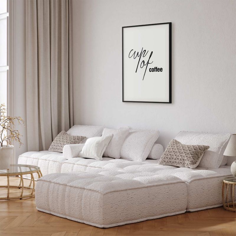 Artgeist Coffee plakat 29,7 x 42 cm med sort ramme, 1 stk