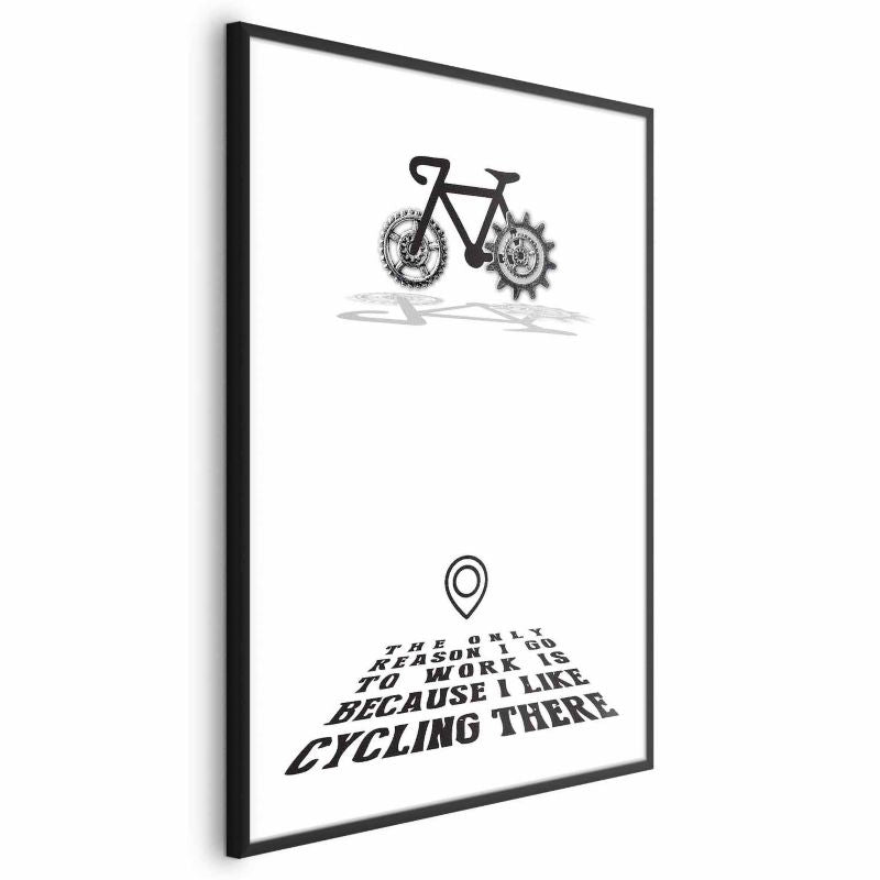 Artgeist Cycling plakat 40 x 60 cm med sort ramme, 1 stk