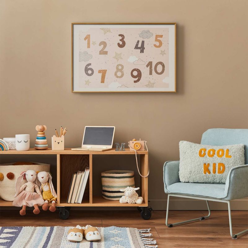 Artgeist plakat Cyferki 60 x 40 cm med guldramme, 1 stk