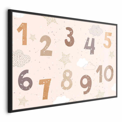 Artgeist plakat Cyferki 90 x 60 cm med sort ramme, 1 stk