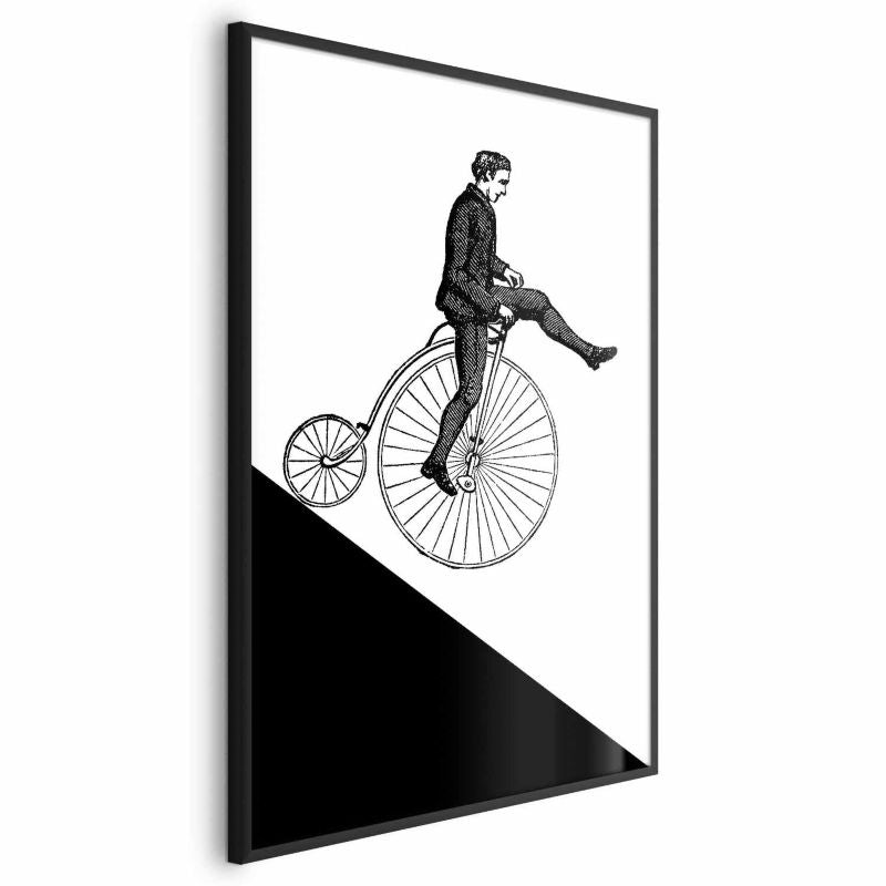 Artgeist plakat Cyklist 29,7 x 42 cm med sort ramme, 1 stk