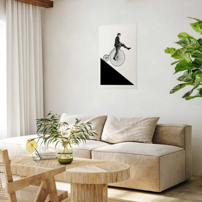 Artgeist plakat Cyklist 60 x 90 cm uden ramme, 1 stk