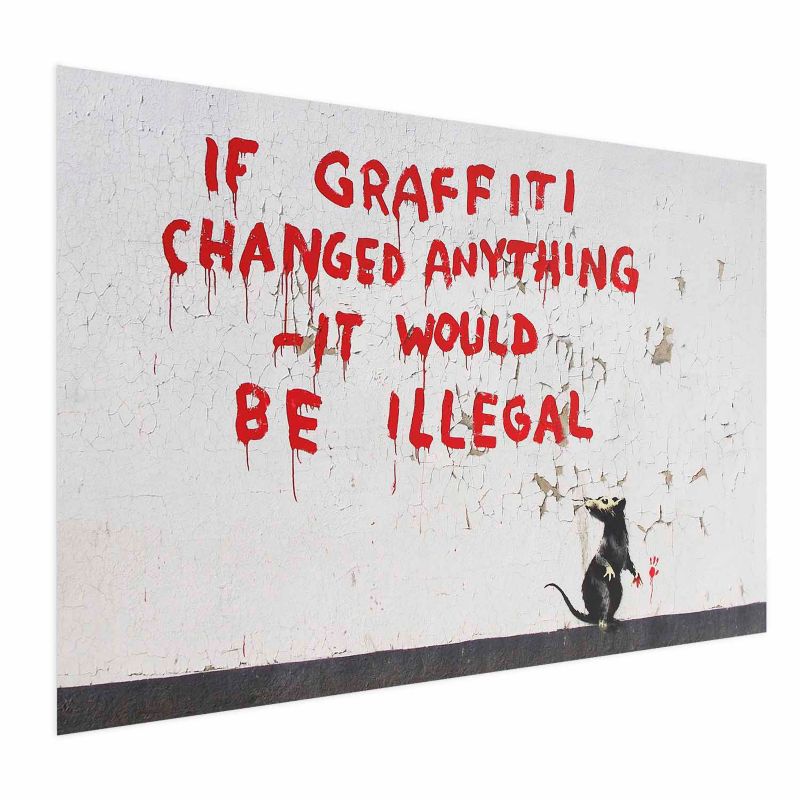 Artgeist graffiti-citat plakat 42 x 29,7 cm uden ramme, 1 stk